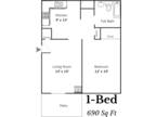 Cedar Heights - One Bed - 690 SQ FT