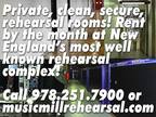 Band Rehearsal Space Studios Practice Rooms MA NH Boston