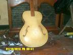 1956 Kay acoustic f-hole. Blonde and in great shape. SER.# L5637