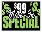 1br - $99 Move In Special!!! Just 4 you!!