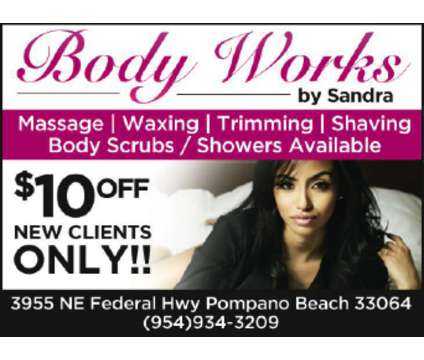 Massage, Waxing, Shaving, Trimming, Bodywscrub :[phone removed] is a Massage Services service in Pompano Beach FL