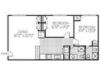 2 Bedroom/ 2 Bathroom Apartment