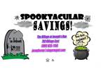 Don't Miss Out on ~Spooktacular Savings~!!