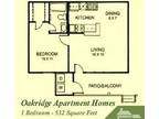 Move in Ready 1b/1b at Oakridge Apartments!!