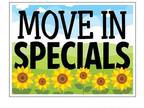 $599 Move in Special Going at Creekwood Village Today!!