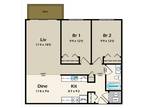 2 Bedroom, 1 Bathroom Apartment - University West