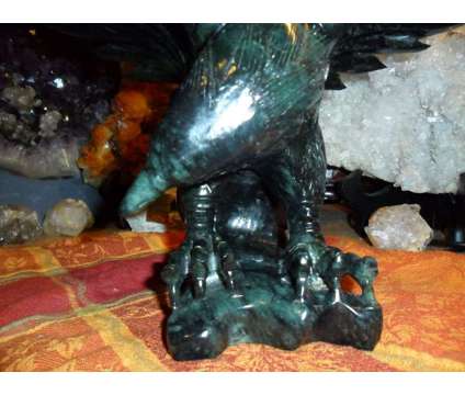 Exceptional and Beautiful VERY LARGE Antique Black Jade Eagle Statue is a Black Collectibles for Sale in New York NY