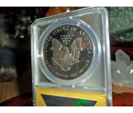 Beautiful Proof American Silver Eagle Dollar {1990-S ANACS MS 67} Gold Tone Bot is a Coins for Sale in New York NY
