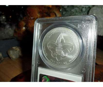 Exceptional 2010-P Boy Scouts of America Silver Dollar MS 70 PCGS Flag Label Lus is a Coins for Sale in New York NY