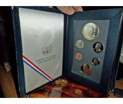 U.S. Mint-Prestige Silver Proof Set 1990-S Eisenhower Centennial Silver Dollar 1 is a Green Coins for Sale in New York NY