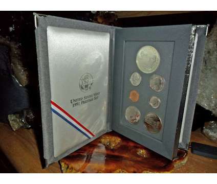 Exceptional United State Mint-Prestige Silver Proof Set-1991-S Mount Rushmore Si is a Blue Coins for Sale in New York NY
