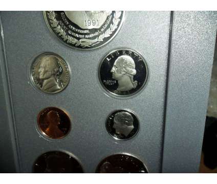 Exceptional United State Mint-Prestige Silver Proof Set-1991-S Mount Rushmore Si is a Blue Coins for Sale in New York NY