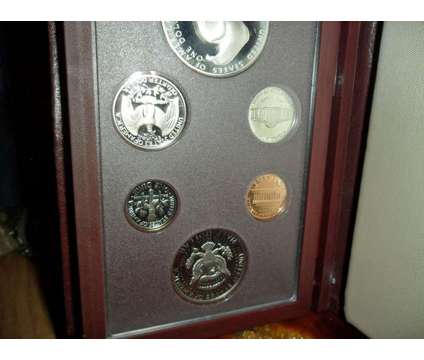 Exceptional United State Mint-Prestige Silver Proof Set-1984-S Olympic Silver Do is a Brown Coins for Sale in New York NY