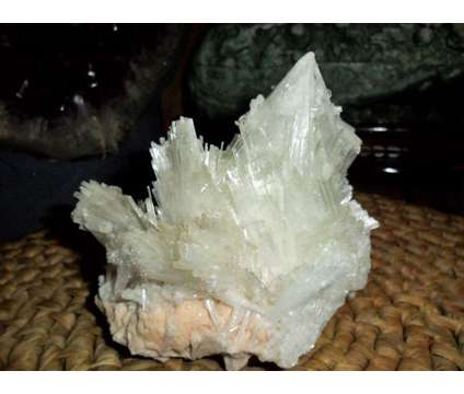 Exceptional, Gorgeous and Beautiful Large Rare Mesolite on Stilbite is a White Collectibles for Sale in New York NY