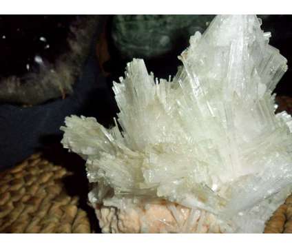 Exceptional, Gorgeous and Beautiful Large Rare Mesolite on Stilbite is a White Collectibles for Sale in New York NY