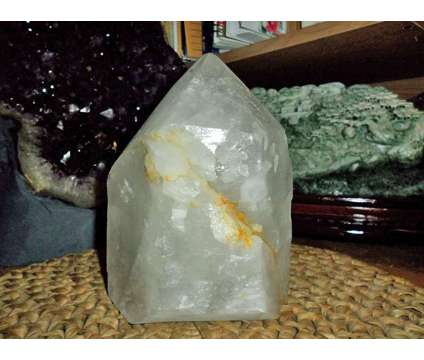 Exceptional and Beautiful Huge Crystal Point with Baby Tabby is a White Collectibles for Sale in New York NY