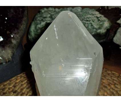 Exceptional and Beautiful Huge Crystal Point with Baby Tabby is a White Collectibles for Sale in New York NY