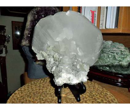 Exceptionally Gorgeous and Beautiful Large Crystal Calcite Cluster is a Grey, White Collectibles for Sale in New York NY