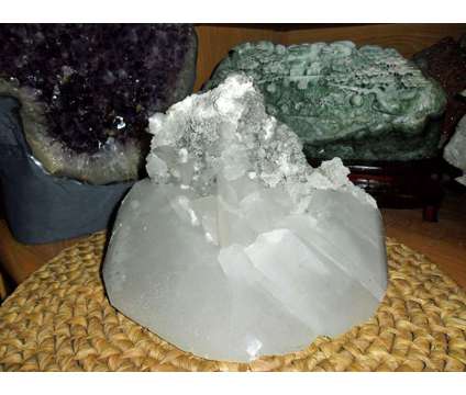 Exceptionally Gorgeous and Beautiful Large Crystal Calcite Cluster is a Grey, White Collectibles for Sale in New York NY