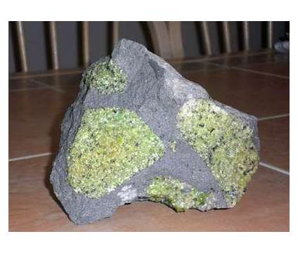 Exceptional and Beautiful Gem Peridot in Balsalt is a Green Collectibles for Sale in New York NY