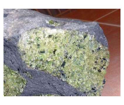 Exceptional and Beautiful Gem Peridot in Balsalt is a Green Collectibles for Sale in New York NY