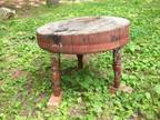 Antique Round Chopping/Meat Block