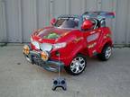 Sporty Red BMW X5 Style Kids Ride-On Jeep w/ Moving Engine Parts