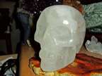Exceptional and Beautiful Large Natural Crystal Skull Carving