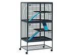 Large Like New WalMartcom Cage It Has Two Large Doors Perches Bottom Rack Bottom Tray And Rollaround Base With Wheels Dimensions 45 Ft H X 31 In Wide 