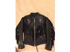 Motorcycle leather jacket (womens)