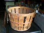 Solid Wood Bushel Basket -