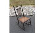 Antique Black Cane Rocking Chair---- - $25 (Annapolis)