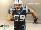 New Orleans Saints vs Carolina Panthers 4 Lower Level Tickets -