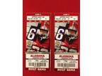 Alabama vs LSU Tickets, 30 Yd Line--2 Tickets -