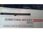 2 sold out VIP tickets Something Wicked, Texas, halloween edm festival -