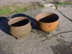 Cast Iron Gypsy Pot and Wash Pot 12 Gallons Each -
