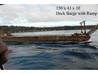 1955 Deck Barge Ramp Boat for Sale