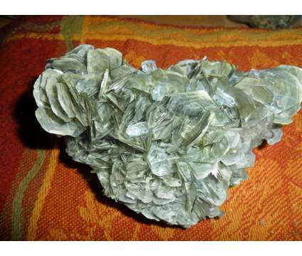 Beautiful 215 grams Aquamarine Cluster on a Beautiful Mica Matrix is a Blue Collectibles for Sale in New York NY