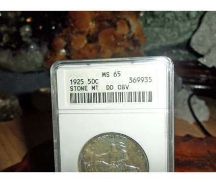 Very Rare 1925-P Stone Mountain Silver Commemorative Half Dollar MS 65 ANACS is a Coins for Sale in New York NY