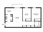 Moira Apartments - 2 Bed 1 Bath A