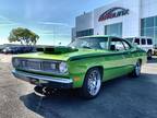 1971 Plymouth Duster Hardtop Green,