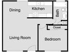 Clovis Courtyard Apartments - 1 Bedroom, 1 Bath, Upstairs