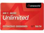 Cineworld Unlimited ONE MONTH OFFER CODE**Thank You**All