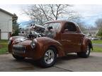 1941 Willys Coupe 509 BBC W 871 Blower Pro Street Coan Racing TH400 RWD