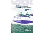 Sea-Doo Owners Manual Book 2001 SPEEDSTER, CHALLENGER 1800 &