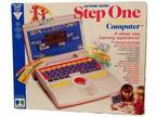 Vintage Step One Computer Team Concept Kids Laptop Learning