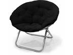 Oversized Moon Chair Seat - Stool Saucer Soft Folding Living
