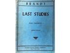 Brandt Last Studies For Trumpet Edited By Eugene Foveau