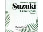Suzuki Cello School Volume 5 Revised Audio CD