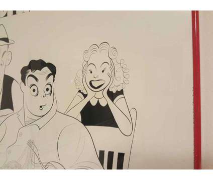 Al Hirschfeld Museum Of Broadcasting Honeymooners Poster Print Framed is a Collectibles for Sale in Sandy Springs GA